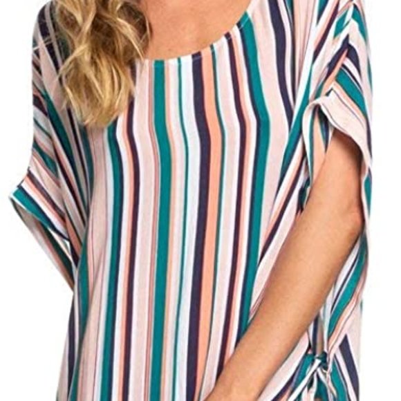 Roxy Make Your Soul Poncho Swim Cover UP - Picture 3 of 8